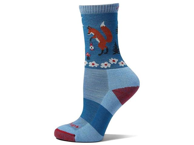 Darn Tough Vermont Critter Club Micro Crew Lightweight with Cushion (Vapor) Women's Crew Cut Socks Shoes Product Image