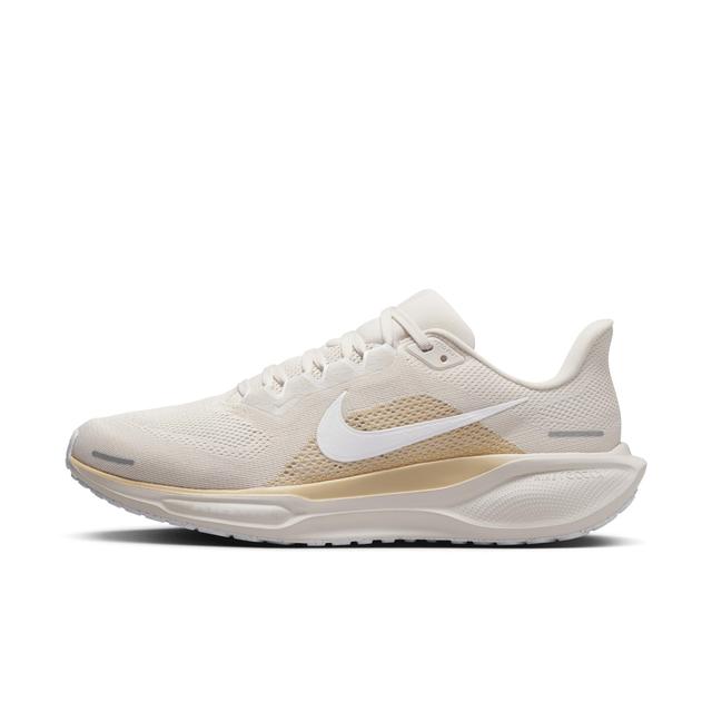 Nike Mens Nike Air Zoom Pegasus 41 - Mens Running Shoes White/Tan Product Image