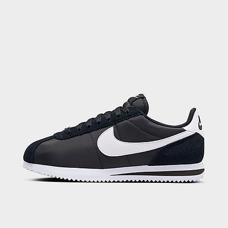 Nike Womens Classic Cortez Nylon Casual Sneakers from Finish Line - Black Product Image