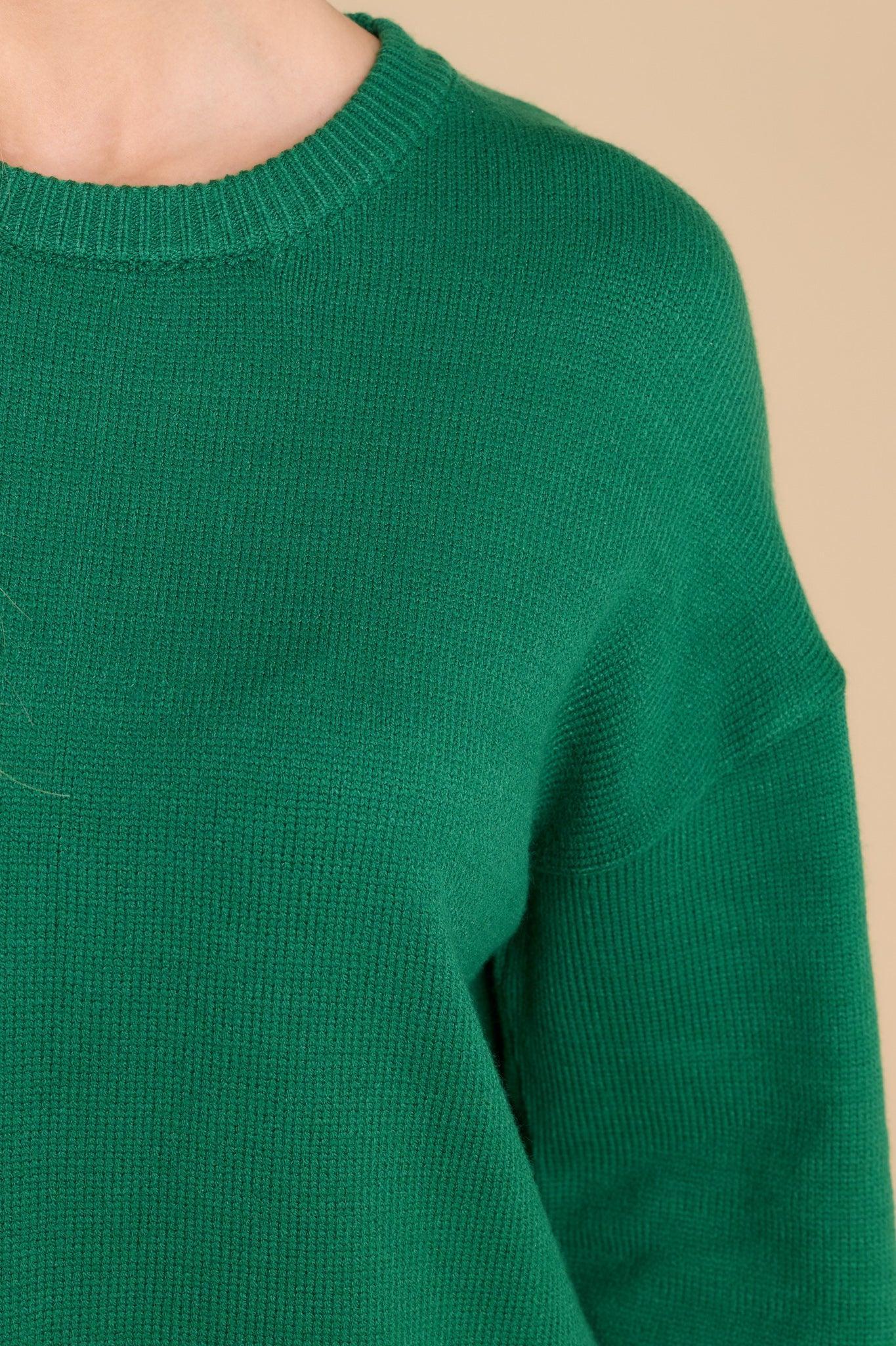 How I'm Feeling Emerald Sweater Green Product Image