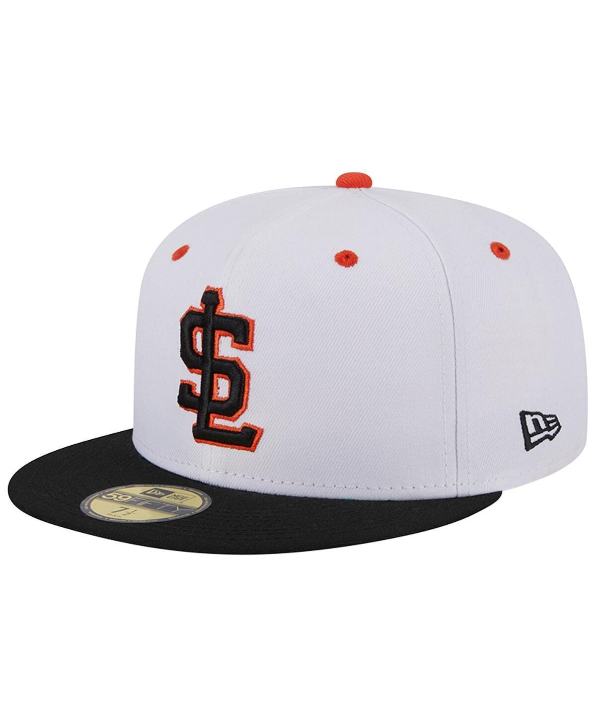 Mens New Era White Salt Lake Bees Theme Nights Occidental 59FIFTY Fitted Hat Product Image