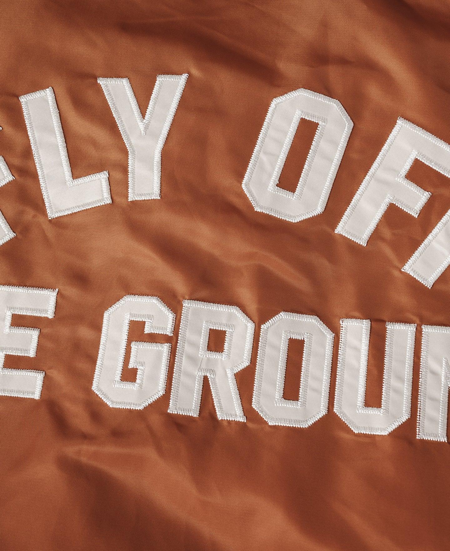 Logo-Appliqued Nylon Coach Jacket - Orange Product Image