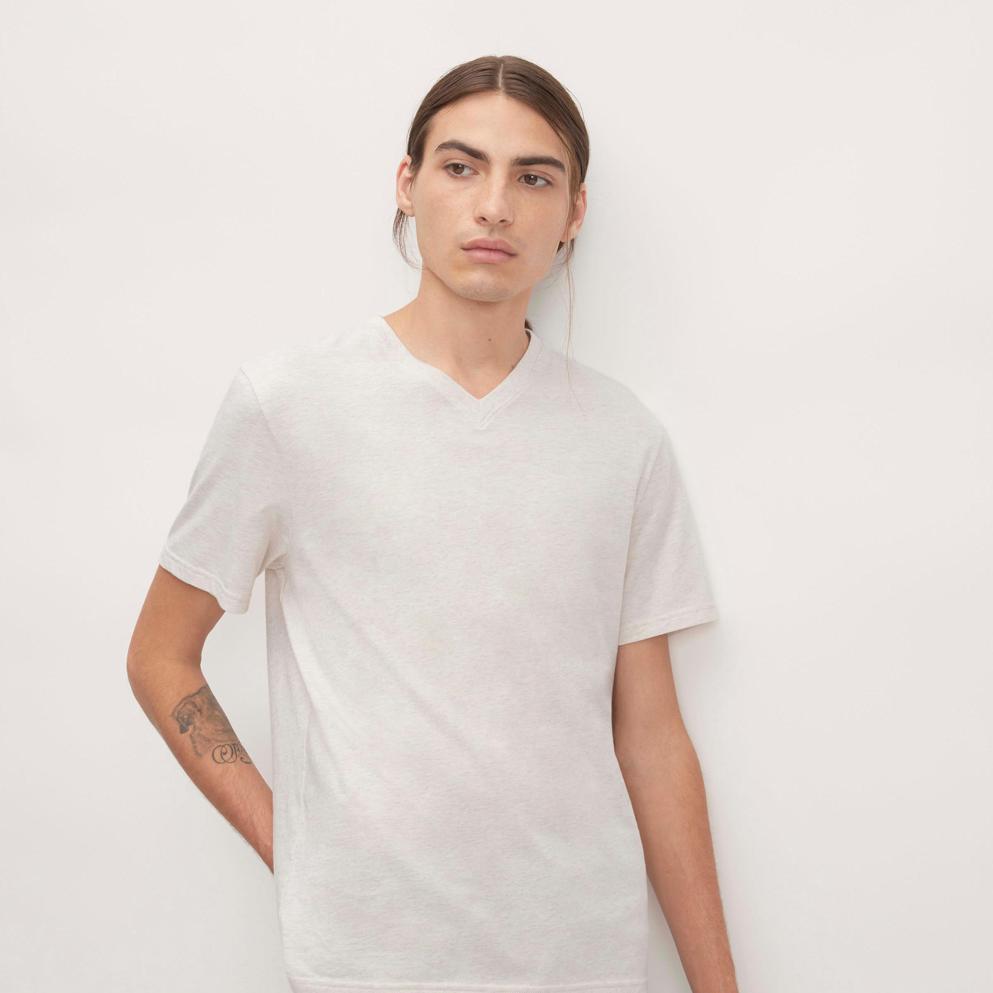 Mens Essential Organic V-Neck T-Shirt by Everlane Product Image