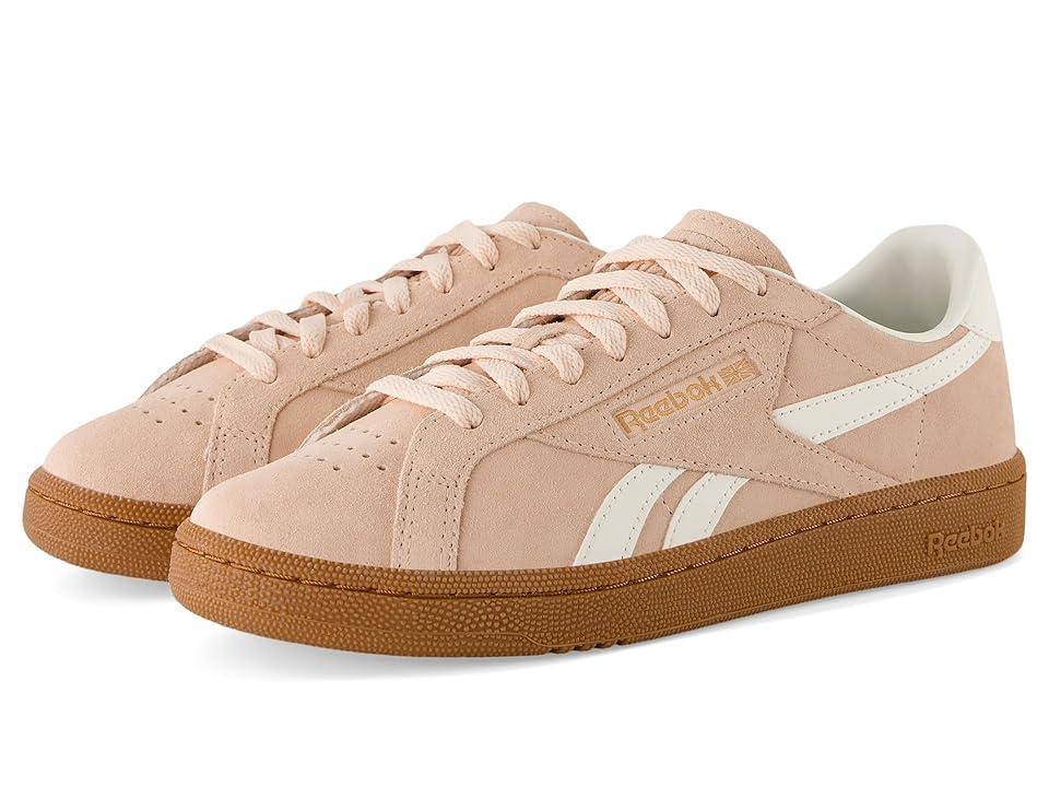 Reebok Womens Reebok Club C Grounds UK - Womens Running Shoes Classic Beige/Gum/Chalk Product Image