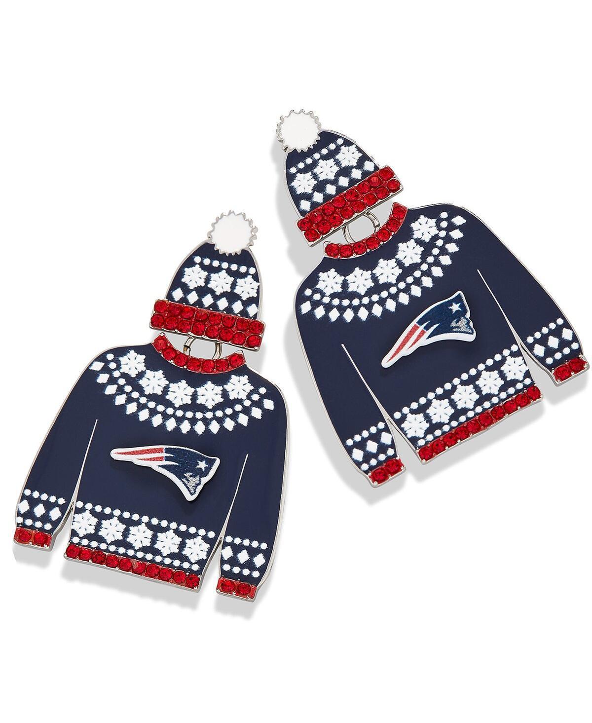 Womens Baublebar New England Patriots Sweater Earrings Product Image