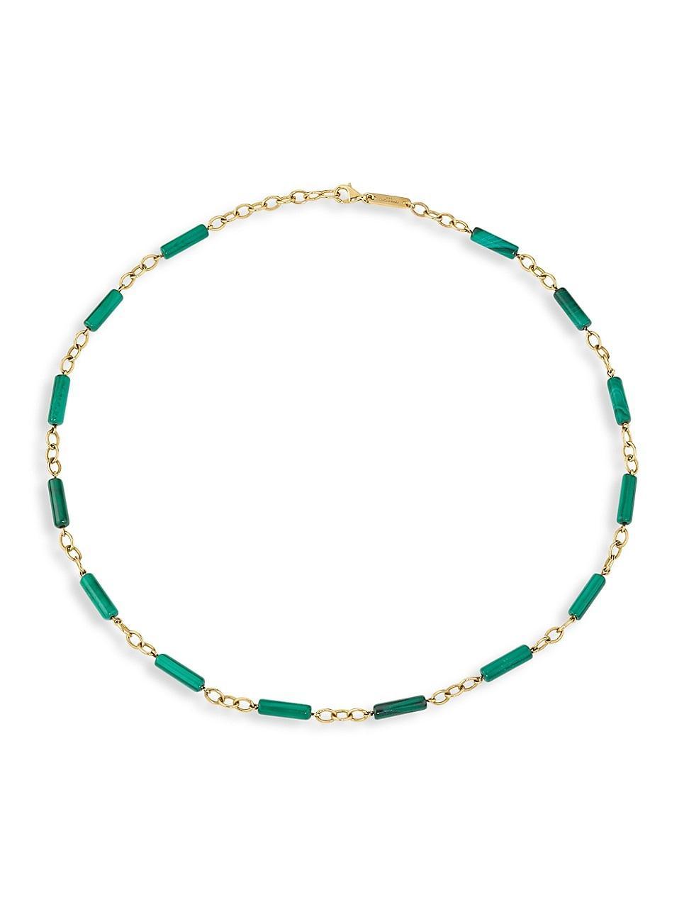 Womens Palace 14K Yellow Gold & Gemstone Chain Necklace Product Image