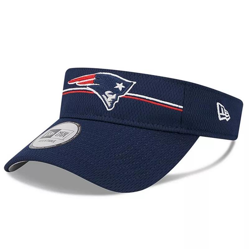 Mens New Era New England Patriots 2023 NFL Training Camp Adjustable Visor, Blue Product Image