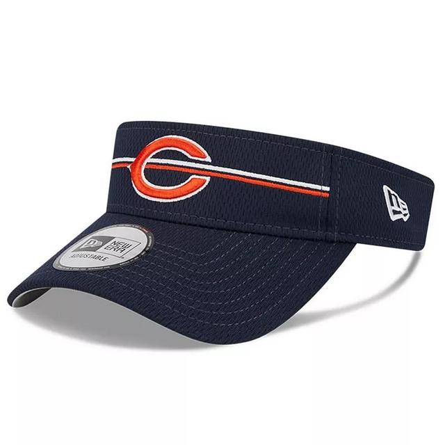 Mens New Era Navy Chicago Bears 2023 Nfl Training Camp Primary Logo Adjustable Visor Product Image