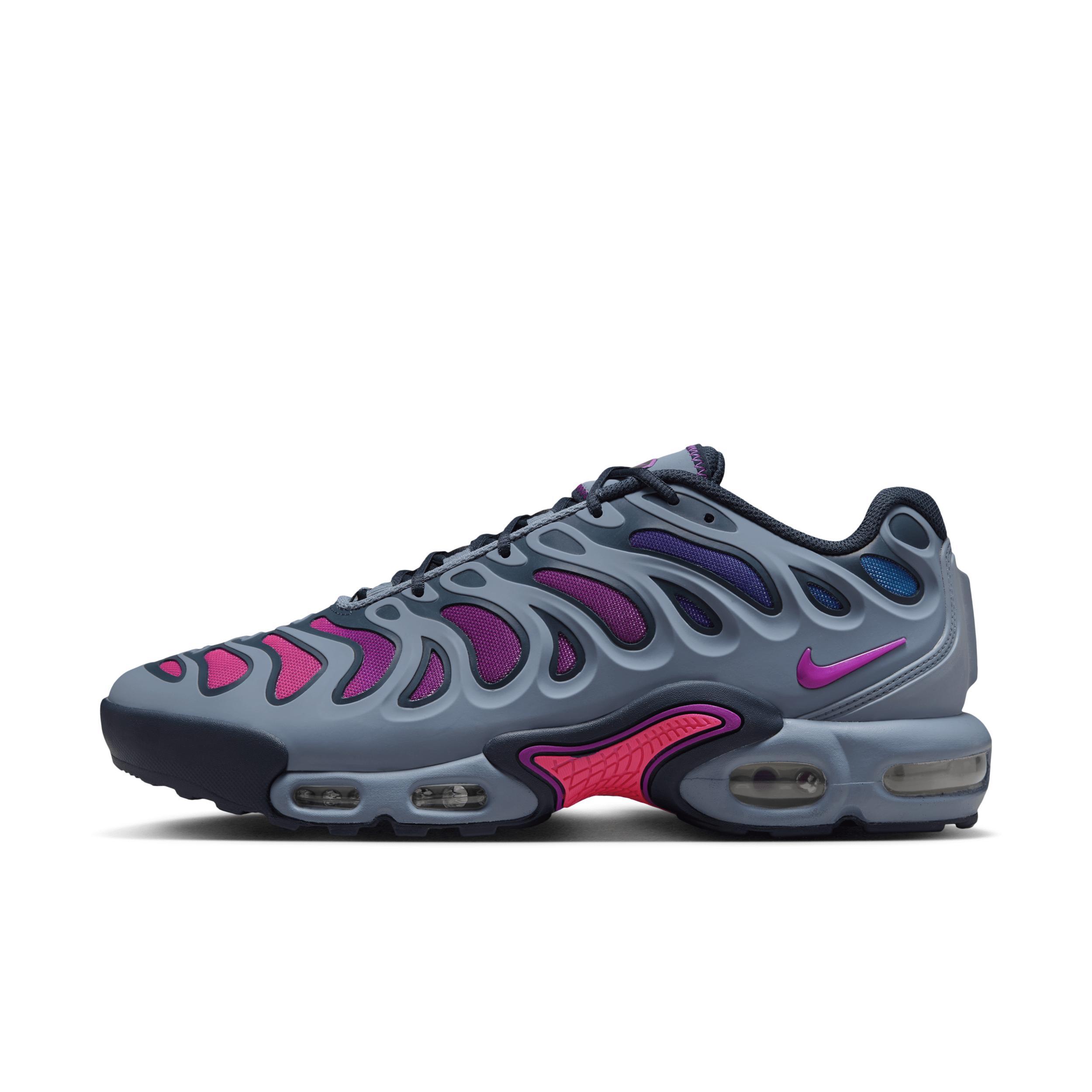 Nike Mens Nike Air Max Plus Drift - Mens Running Shoes Ashen Slate/Vivid Purple/Obsidian Product Image