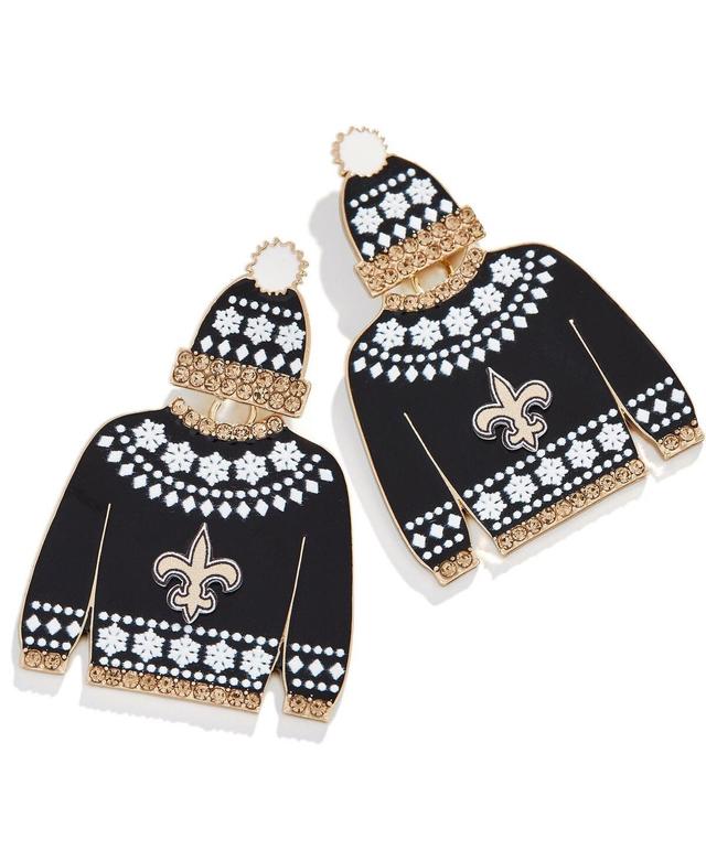 Womens Baublebar New Orleans Saints Sweater Earrings Product Image