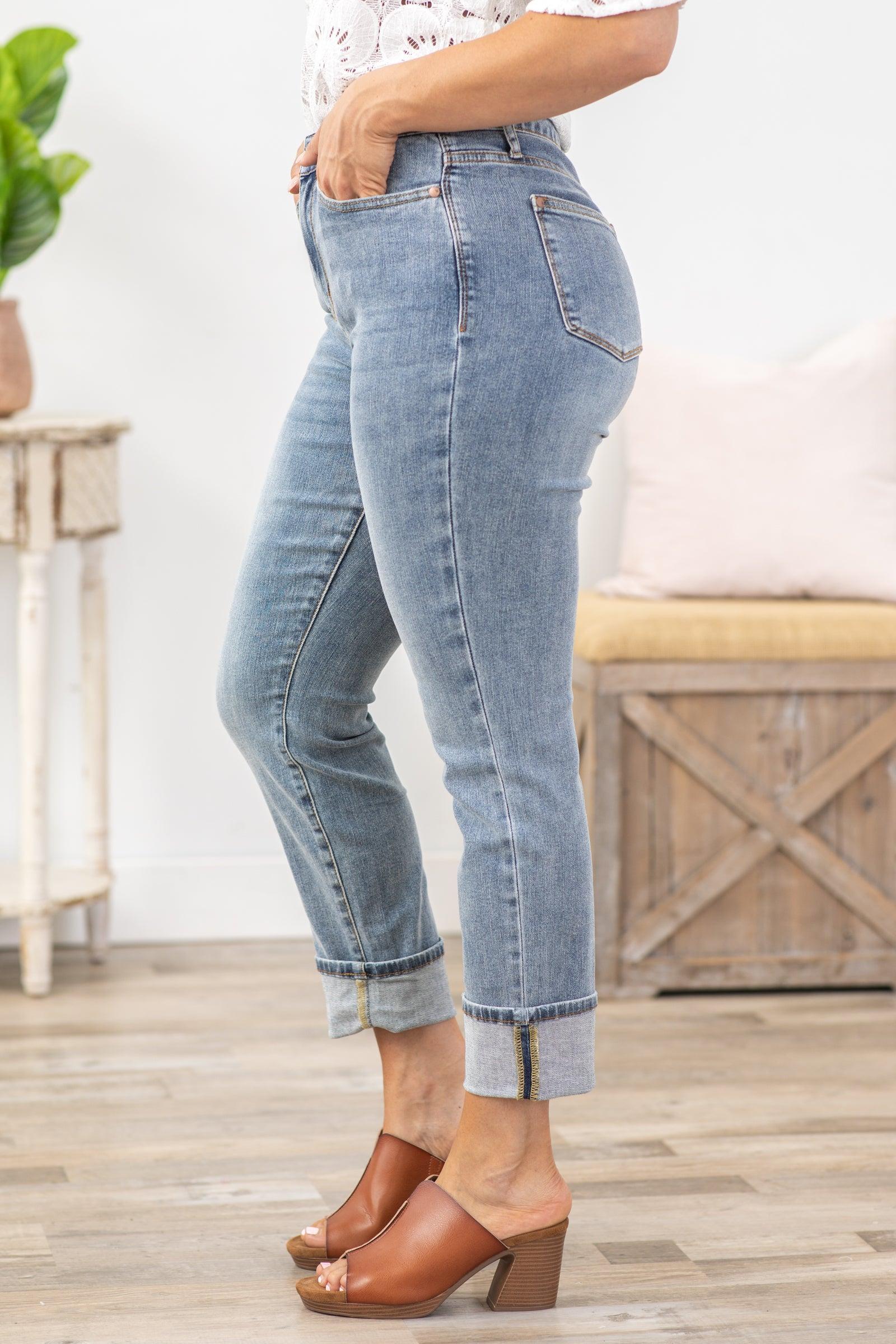 Judy Blue My Boyfriend's Back Jeans Product Image