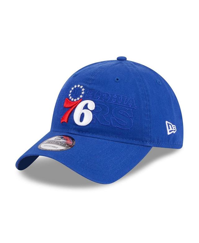 Mens New Era Royal Philadelphia 76ers 2023 NBA Draft 9TWENTY Adjustable Hat Product Image