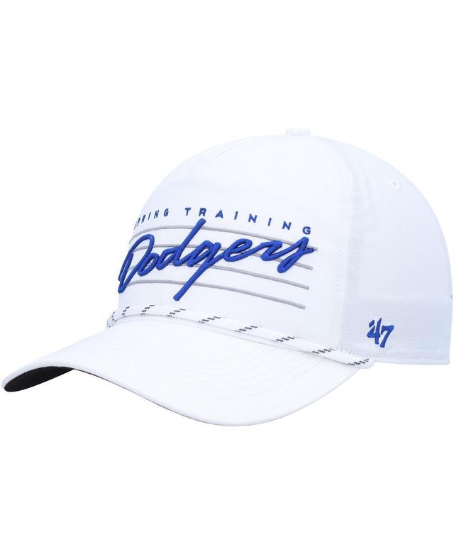 Mens 47 Brand White Los Angeles Dodgers Downburst Hitch Snapback Hat Product Image