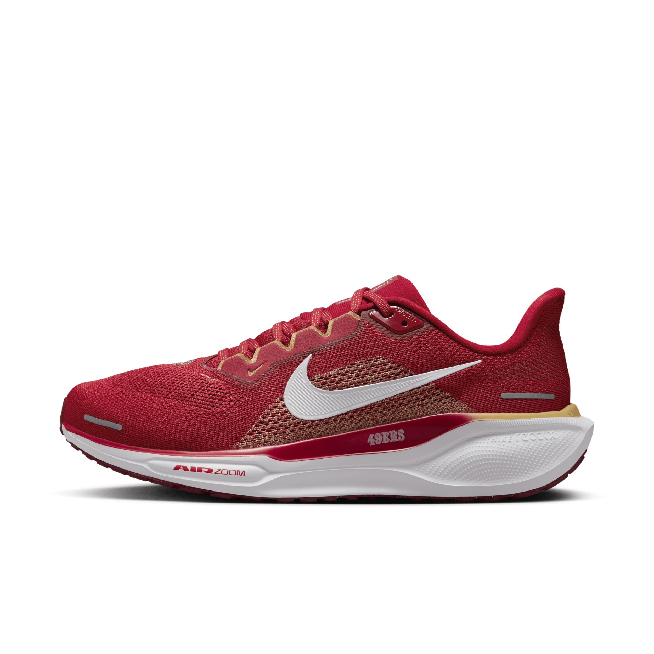 Nike Men's Pegasus 41 NFL San Francisco 49ers Road Running Shoes Product Image