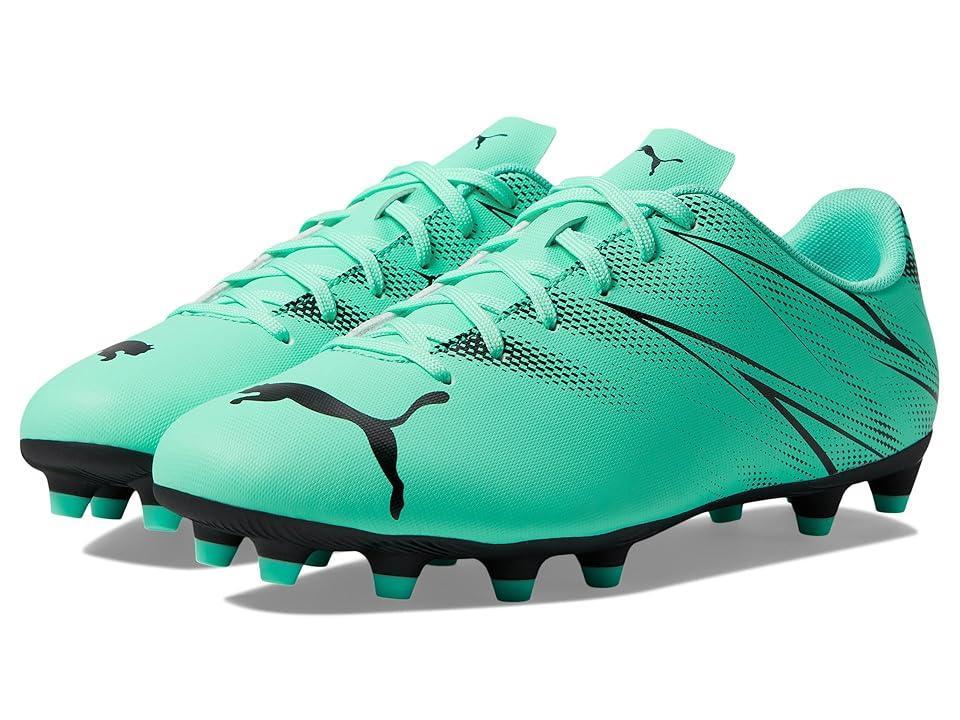 PUMA Attacanto Fg/Ag (Electric Peppermint-PUMA Black) Men's Soccer Shoes Product Image