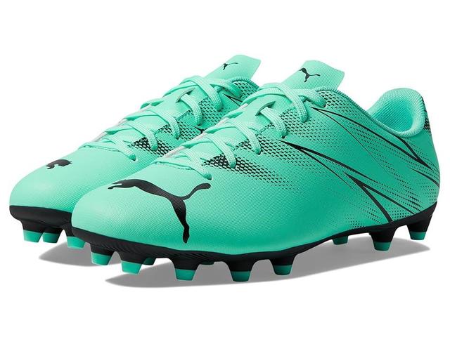 PUMA Attacanto Fg/Ag (Electric Peppermint-PUMA Black) Men's Soccer Shoes Product Image