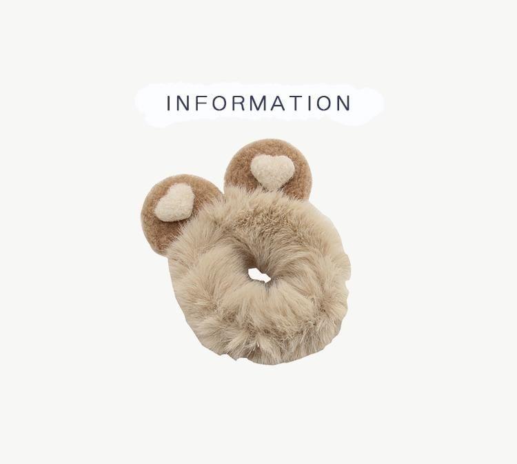 Animal Ear Fluffy Hair Tie Product Image