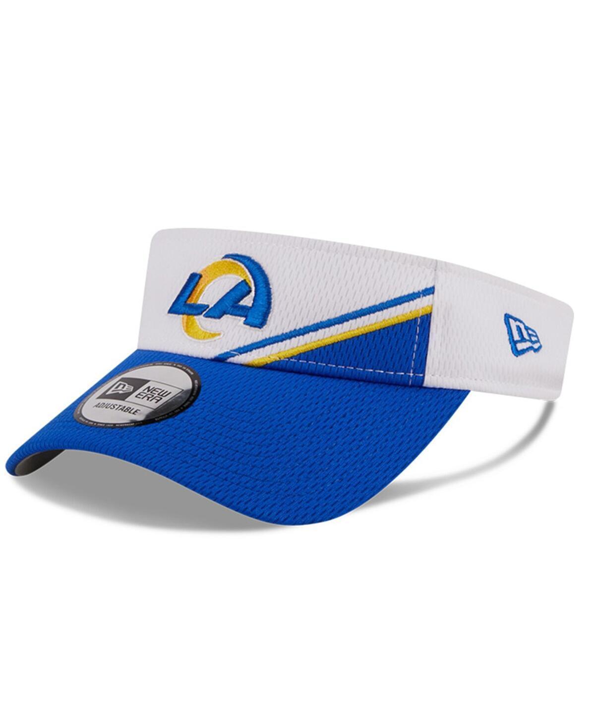 Mens New Era White Los Angeles Rams 2023 Sideline Adjustable Visor - White Product Image