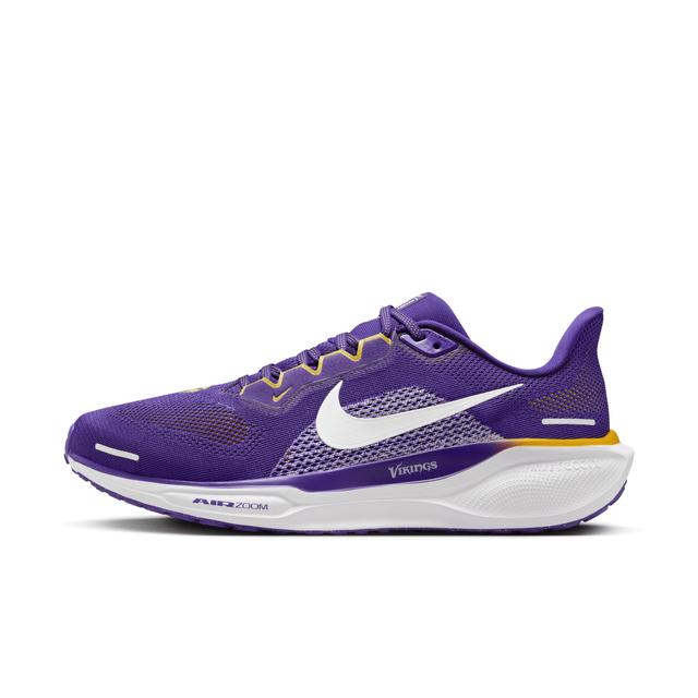 Nike Men's Pegasus 41 NFL Minnesota Vikings Road Running Shoes Product Image