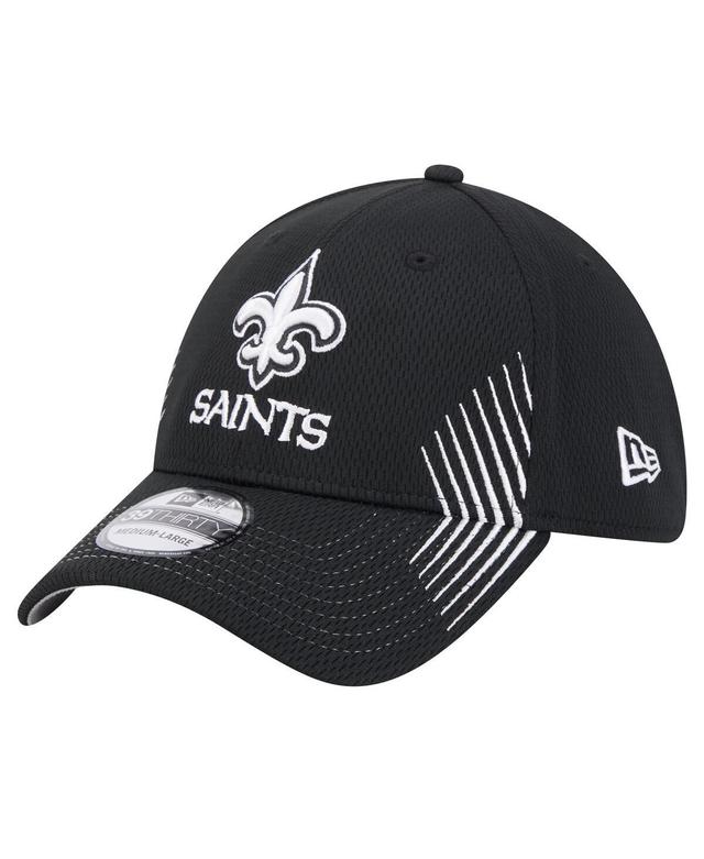 New Era Mens Black New Orleans Saints Active 39thirty Flex Hat Product Image