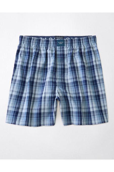 AEO Plaid Stretch Boxer Short Mens Product Image