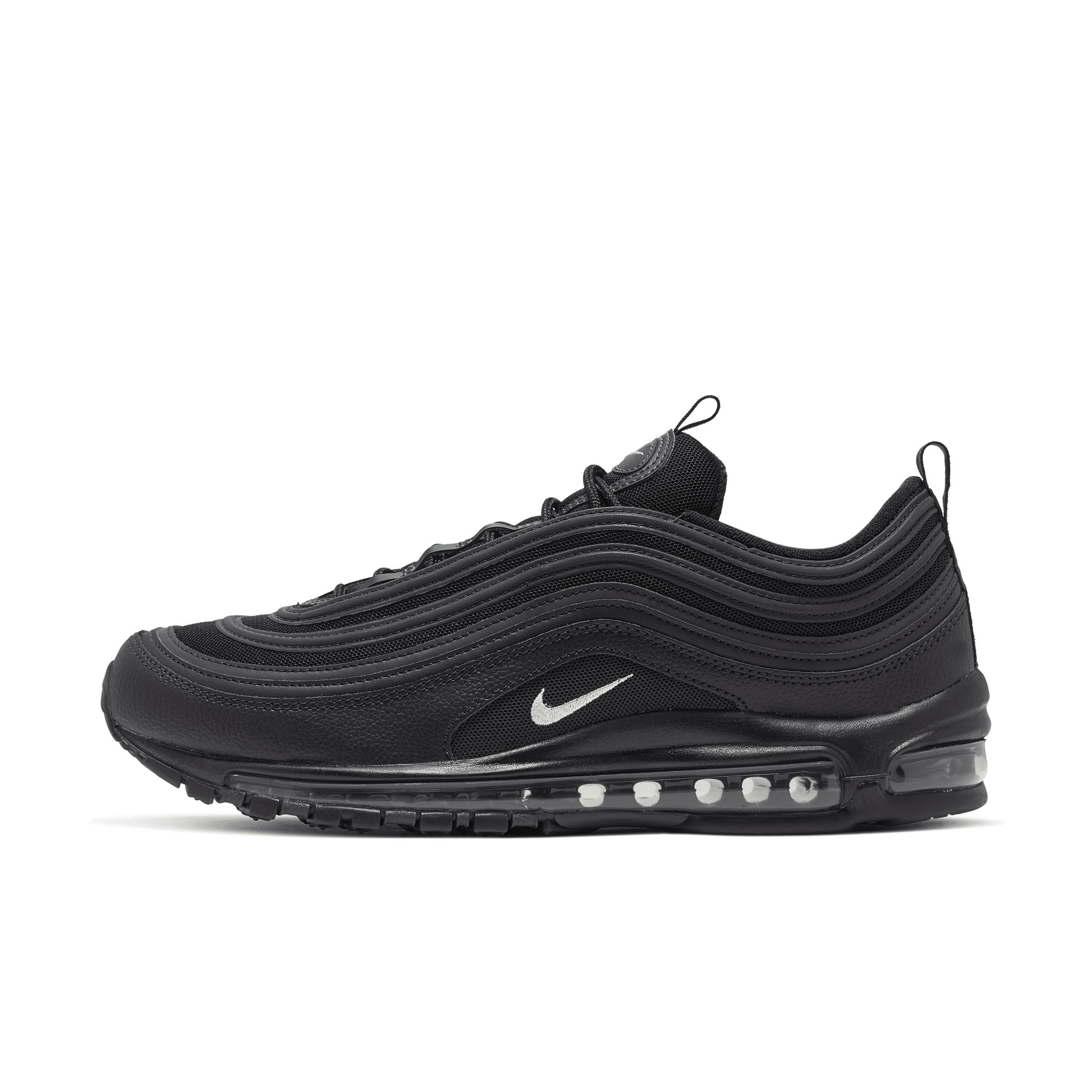 Nike Mens Nike Air Max 97 - Mens Running Shoes Black/Anthracite/White Product Image