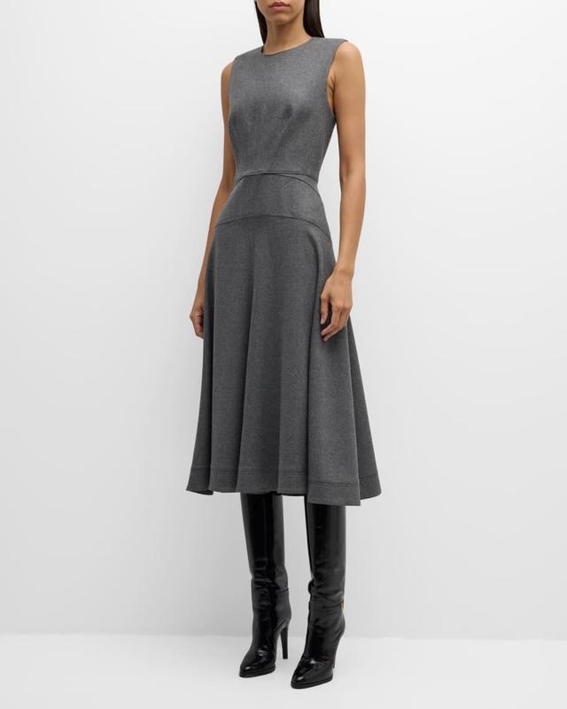 Karrigan Sleeveless A-Line Midi Dress Product Image