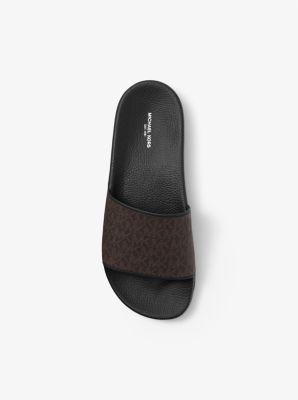 Michael Kors Mens Jake Slide Sandals - Brown/ Product Image