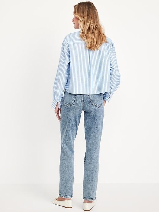 High-Waisted OG Straight Ankle Jeans Product Image