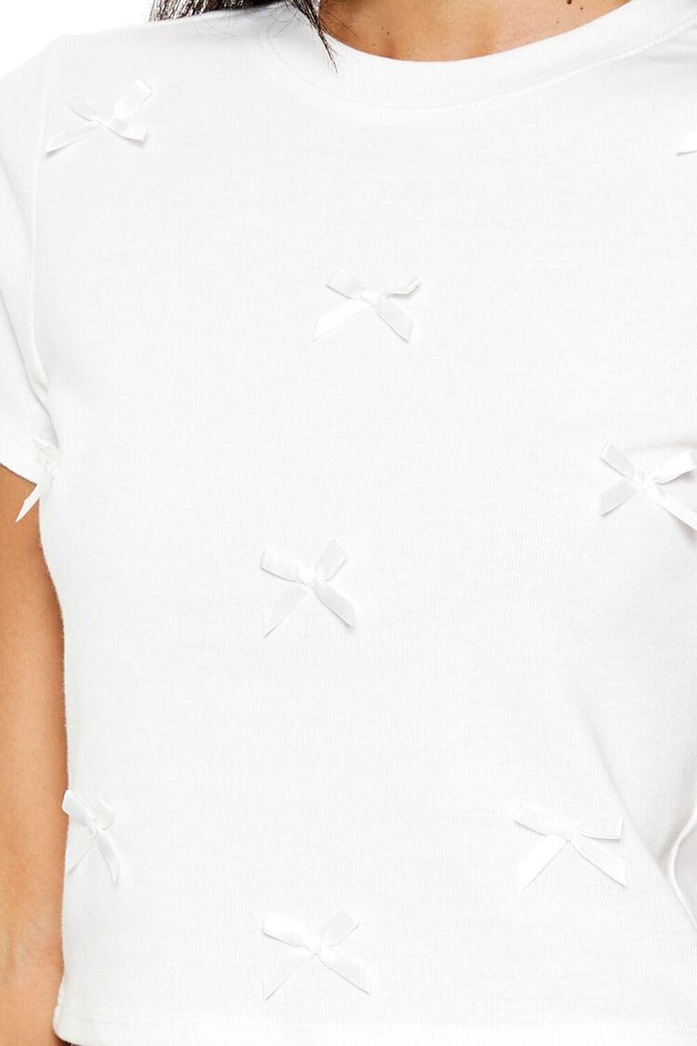 Bow Embellished Tee | Forever 21 Product Image