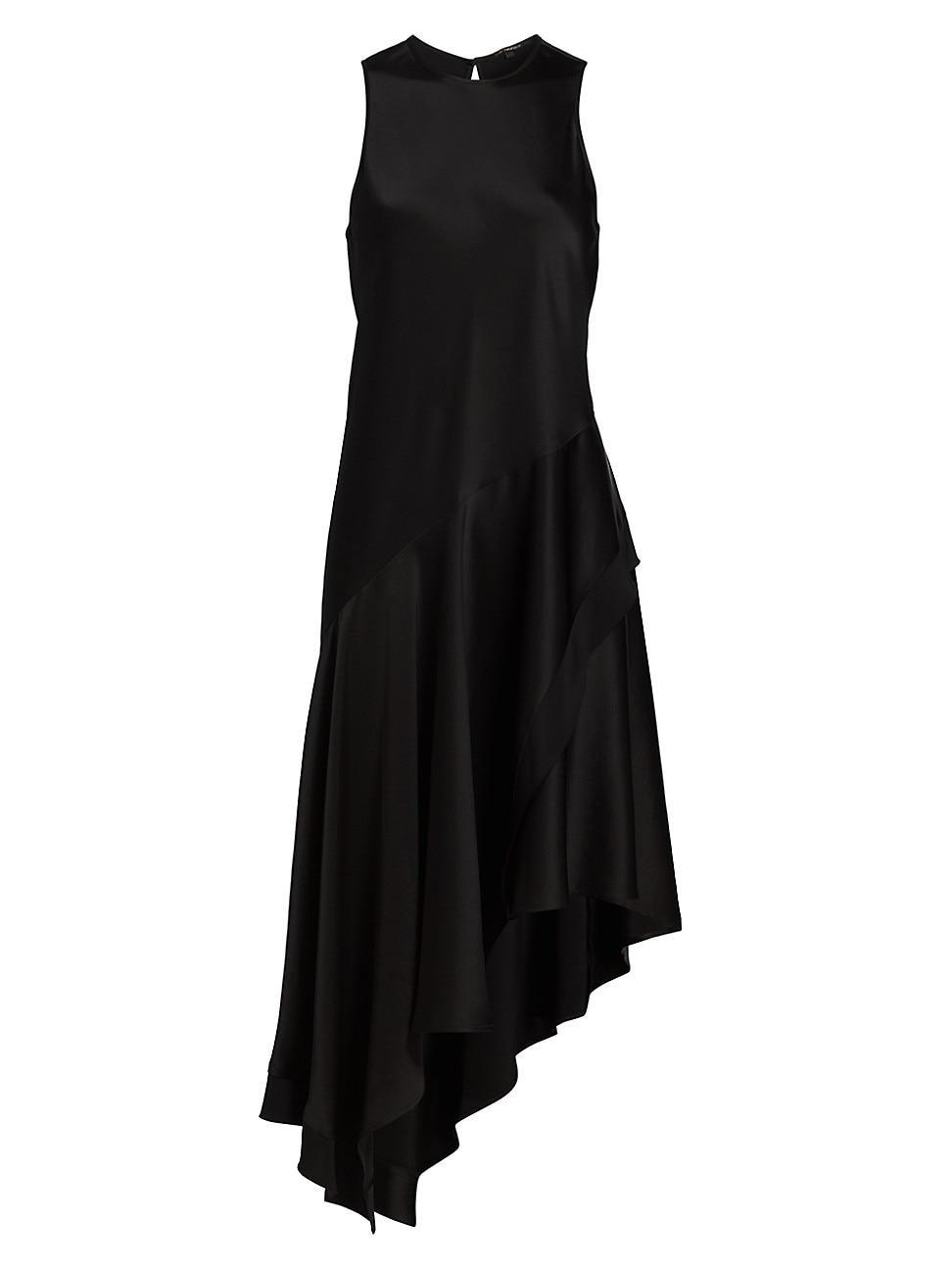 Womens Thea Satin Midi-Dress Product Image