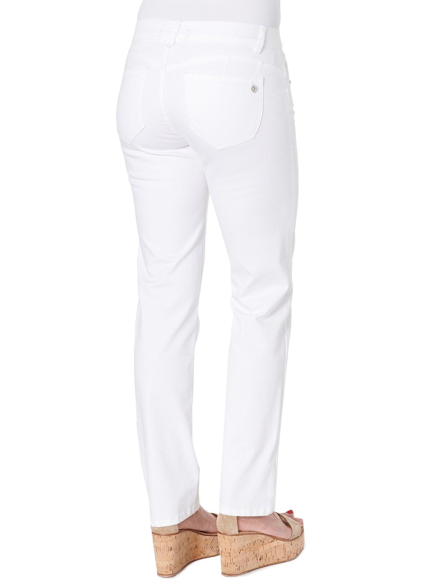 WZS1560OW   Lily White Absolution Straight Leg Jeans - Plus Democracy Jeans Product Image