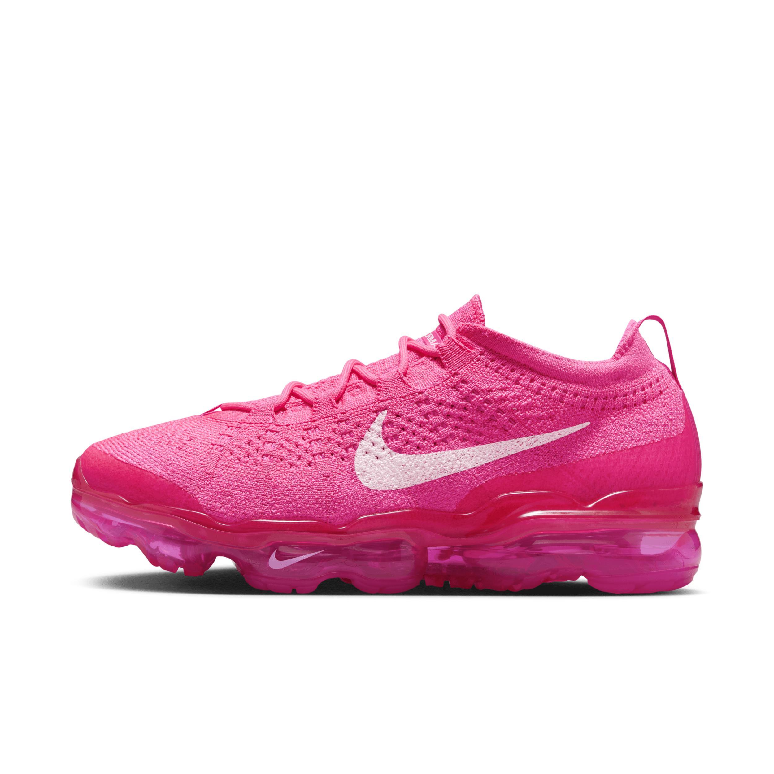 Nike Womens Air Vapormax 2023 FK - Running Shoes Hyper Pink/White/Fierce Pink Product Image