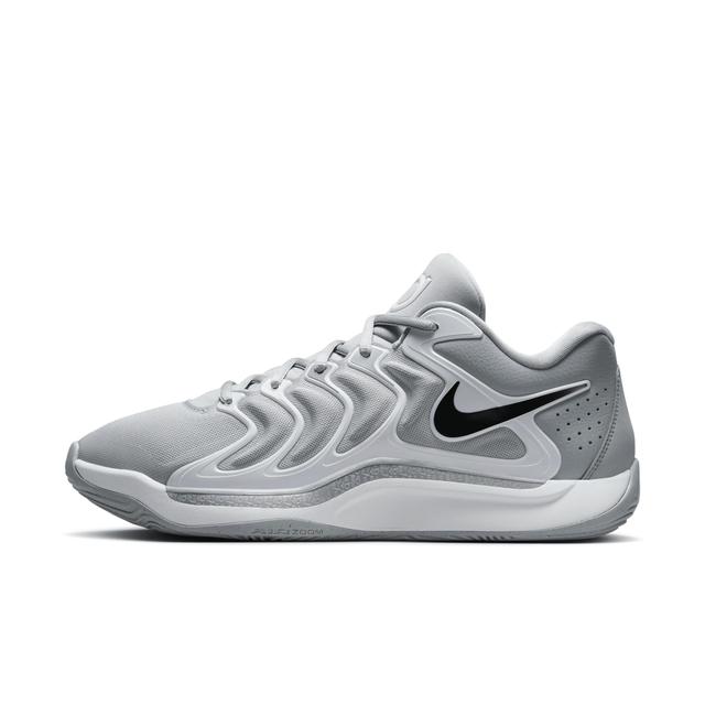 Nike Mens Nike KD17 TB - Mens Basketball Shoes Wolf Grey/Black/White Product Image