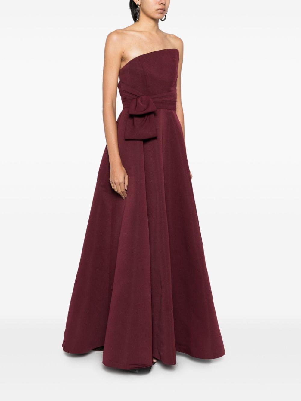 faille asymmetric gown Product Image