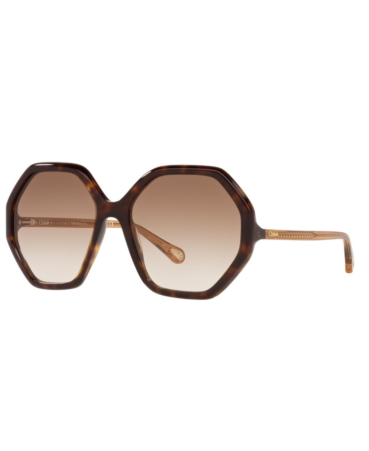 Womens 58MM Geometric Sunglasses Product Image