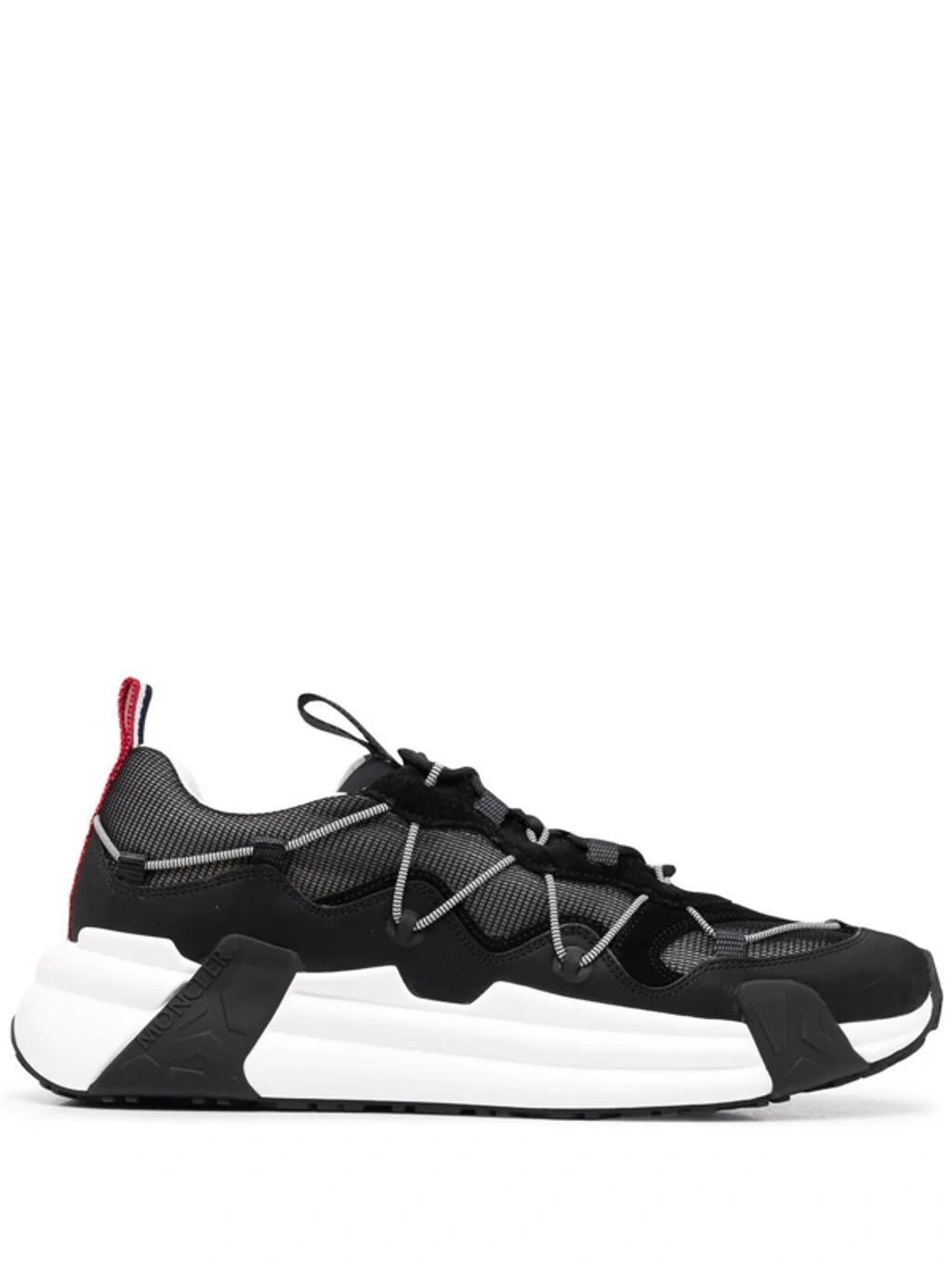 Chunky Lace-up Trainers In Black Product Image