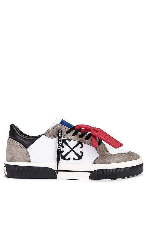 OFF-WHITE New Low Vulcanized Suede in White Product Image