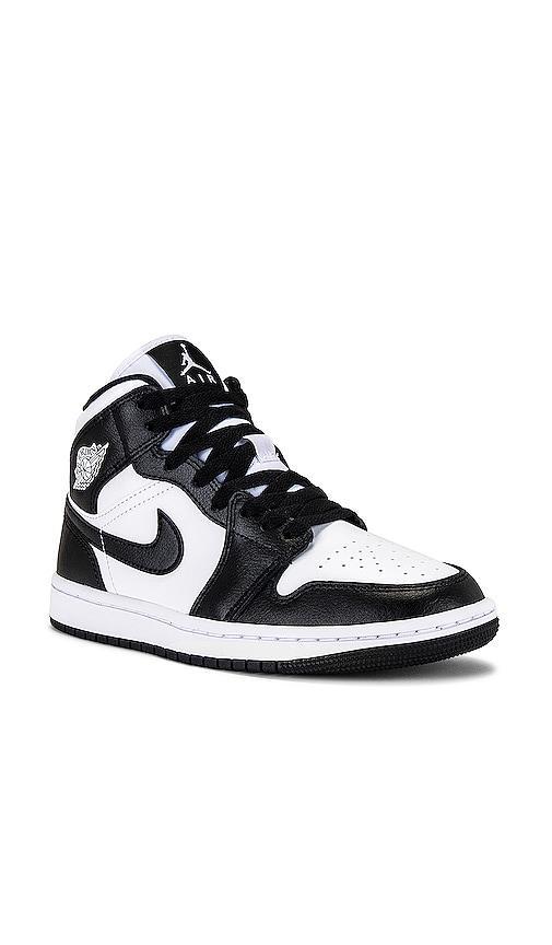 Jordan Womens AJ 1 Mid 365 - Shoes White/Black Product Image