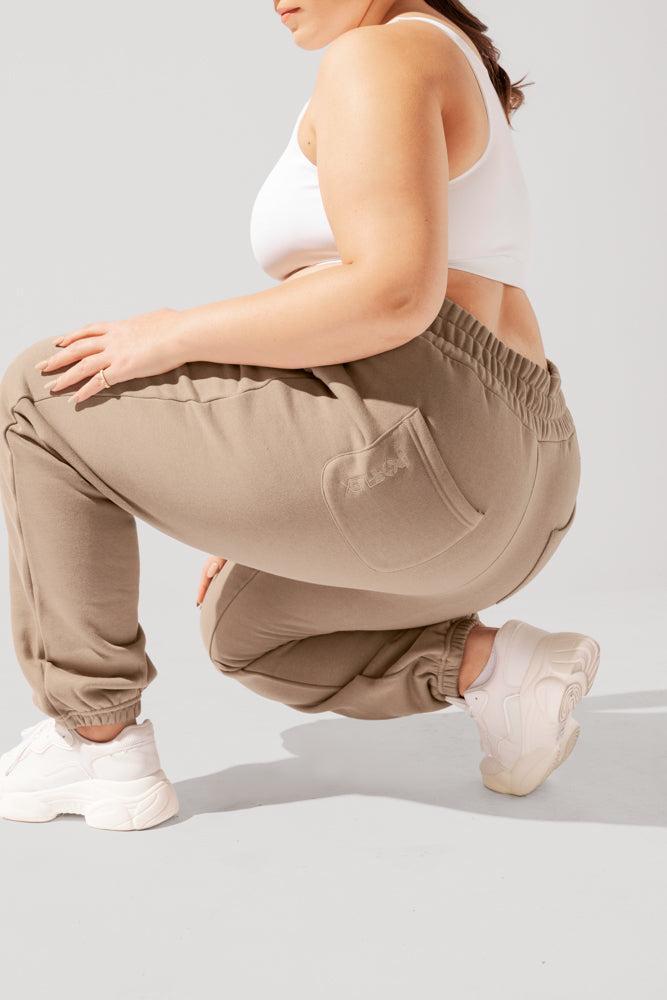 Cloud Rollover Sweatpant - Milk Tea Product Image