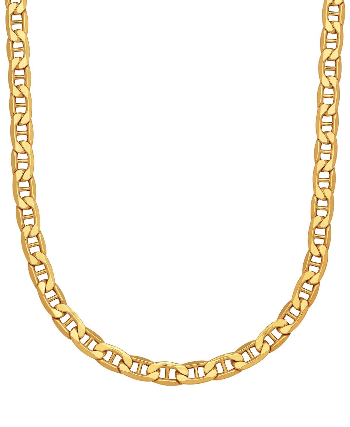 Mens Everlasting Gold 10k Gold 5.5 mm Mariner Chain Necklace Yellow Product Image