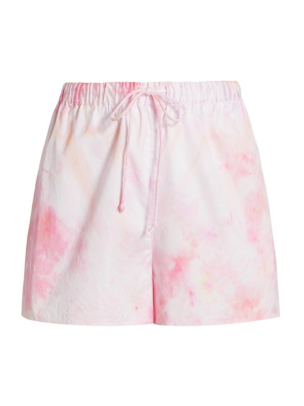 Womens Tie-Dye Oversized Shorts Product Image