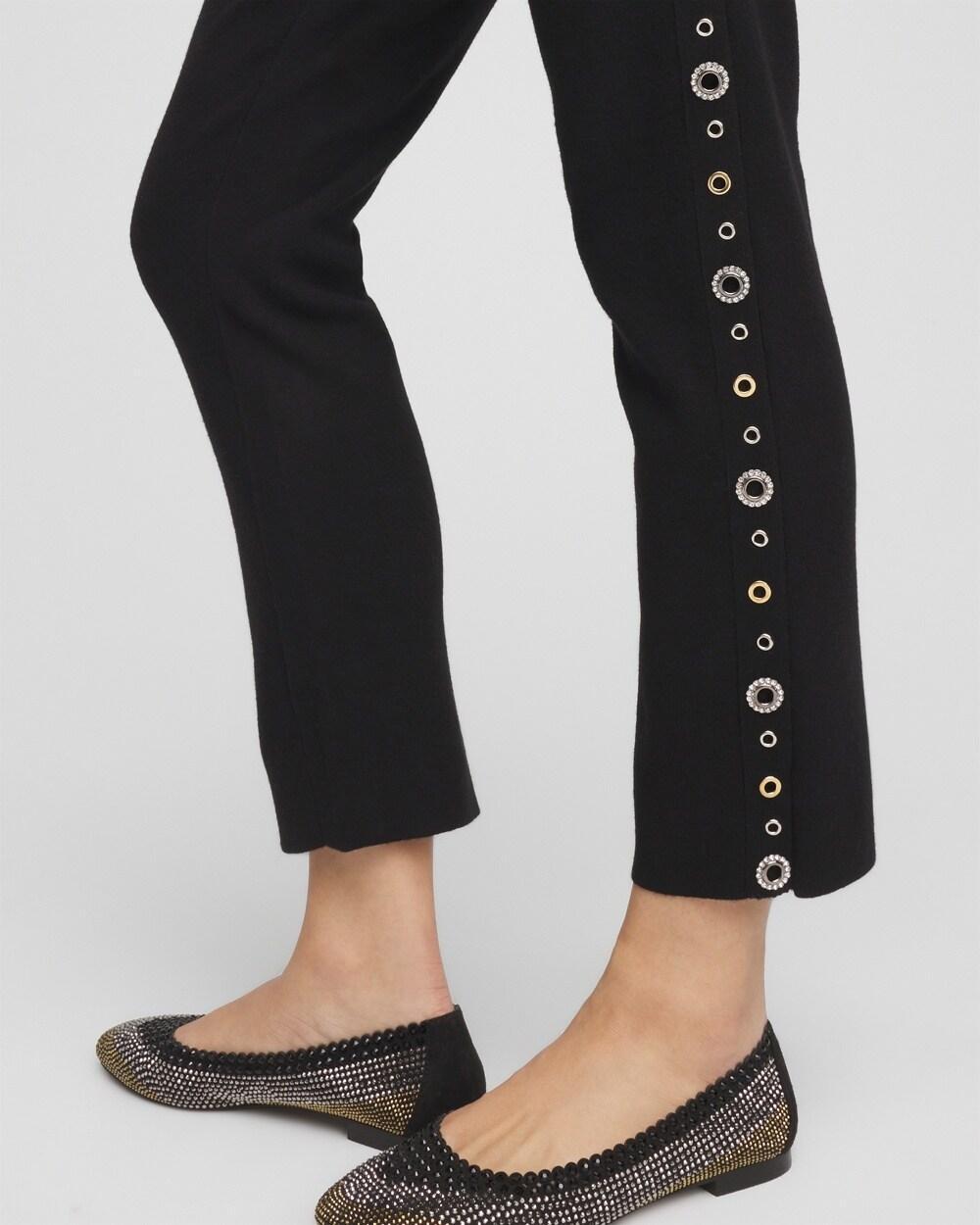 Zenergy® Luxe Cashmere Blend Embellished Ankle Pants Product Image