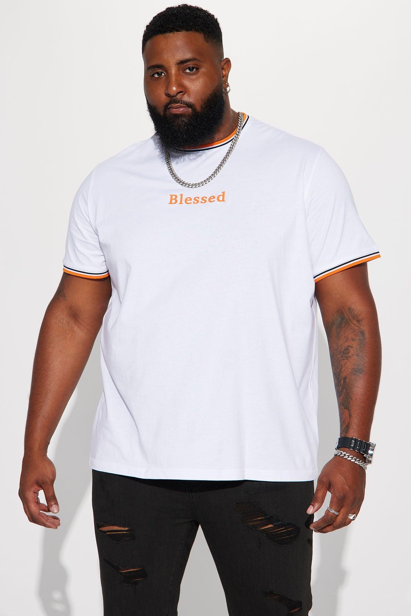 Blessed Type Short Sleeve Tee - White Product Image