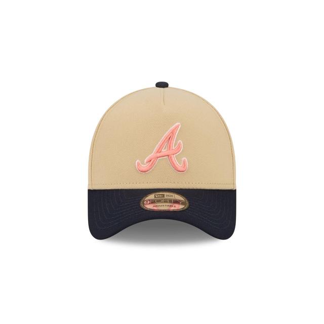 Atlanta Braves City Side Patch 9FORTY A-Frame Snapback Hat Male Product Image