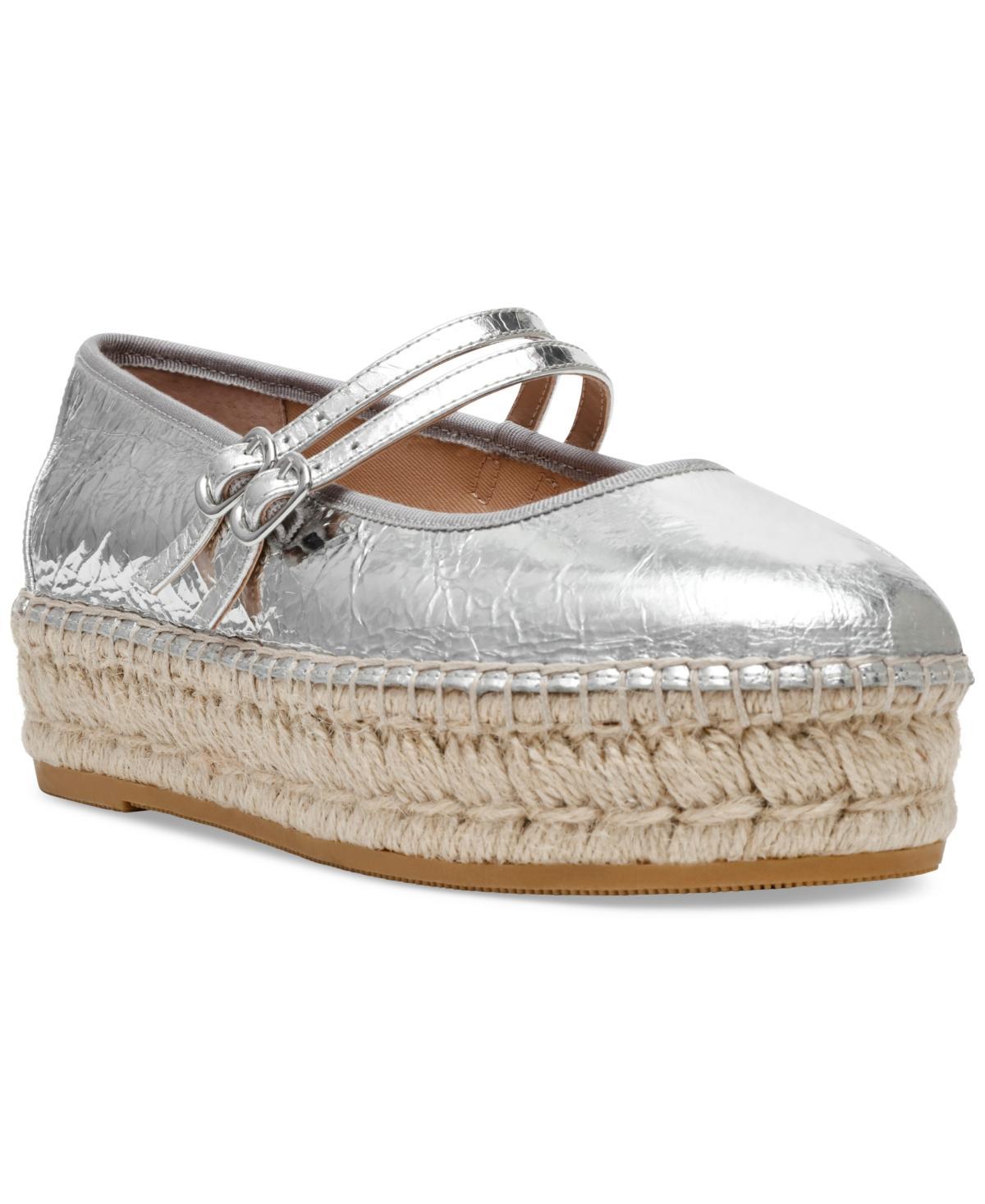 Steve Madden Womens Brinn Mary Jane Platform Espadrille Flats Product Image