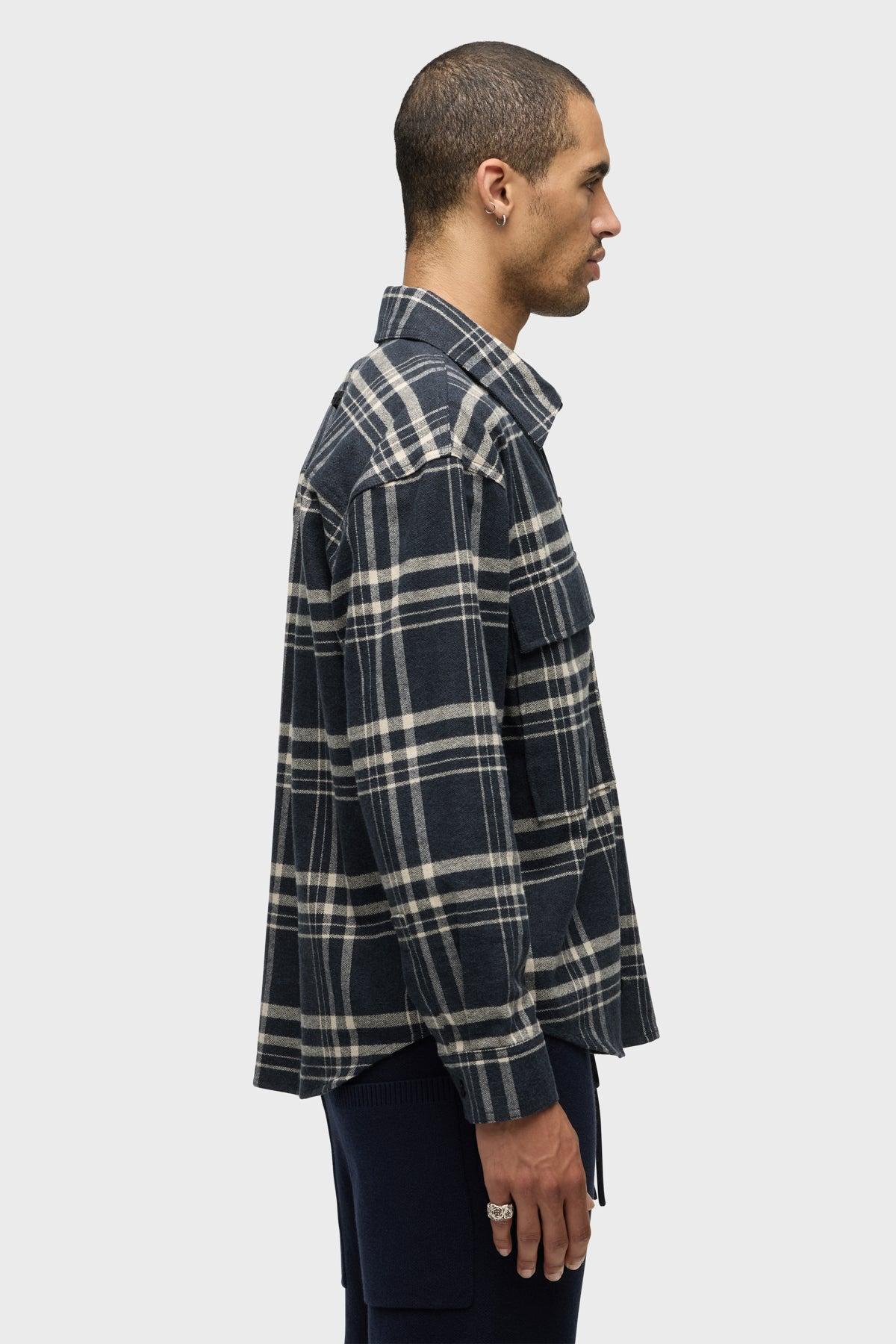 Plaid Shirt Male Product Image