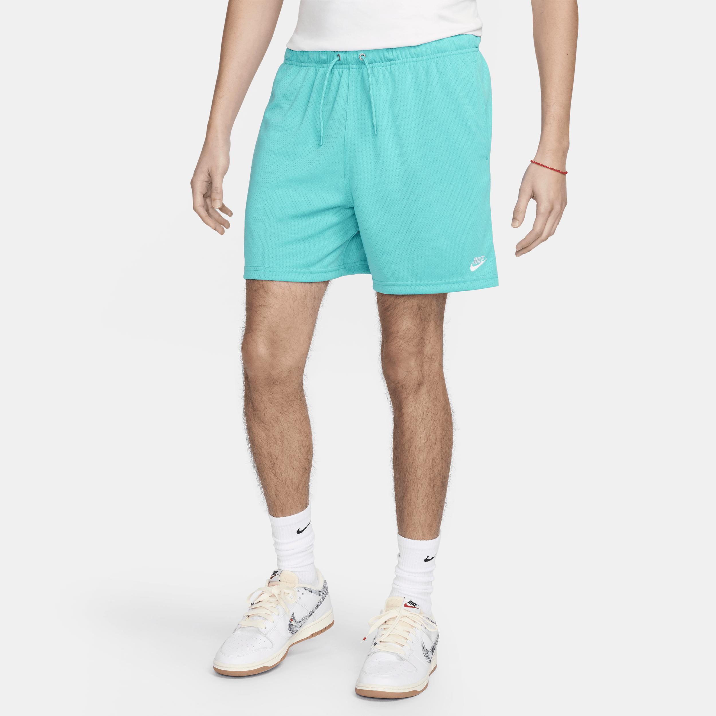 Nike Mens Nike Club Flow Mesh Shorts - Mens Dusty Cactus/White Product Image