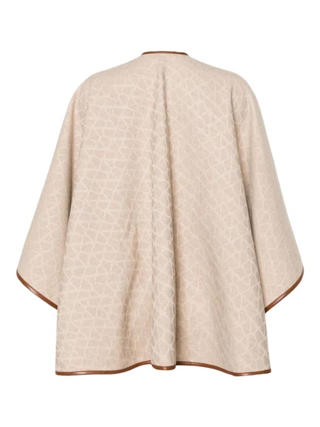 VALENTINO Vlogo Signature Wool Shawl In Multicolor Product Image