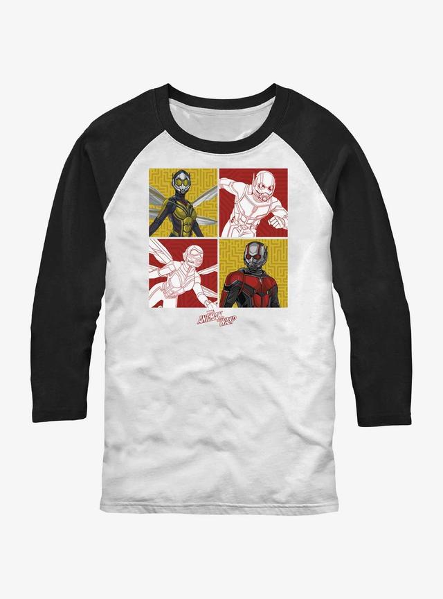 Marvel Ant-Man and the Wasp: Quantumania Hero Lineup Raglan T-Shirt Product Image